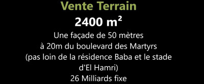 Vente Terrain Oran Oran