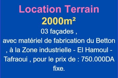 Rent Land Oran Tafraoui