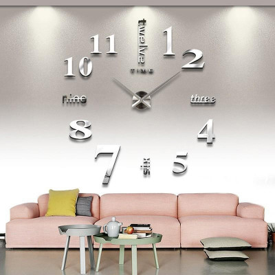 Diy Clock Horloge Murale 3D De 80Cm