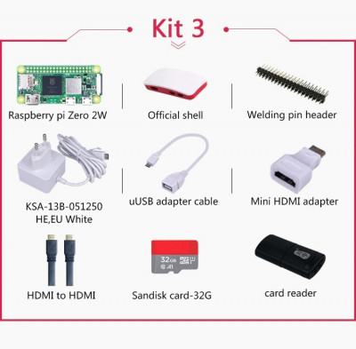 kit Raspberry Pi Zero 2 W