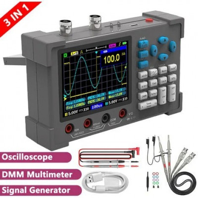 Oscilloscope numérique de bureau ZEEWEII DSO3D12, multimètre  générateur de signal 3 en 1