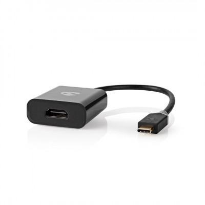 Câble adaptateur Nedis Type-C (USB-C) vers sortie HDMI, plaquer or.
