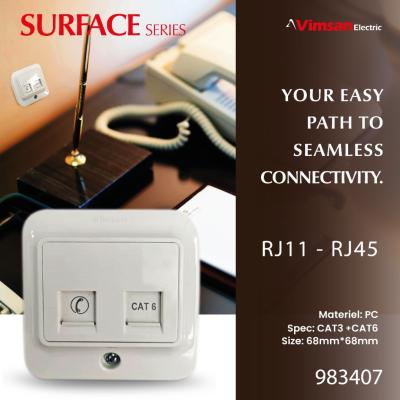 SURFACE SERIES RJ11-RJ45
