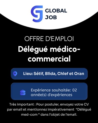Délégué médico-commercial 