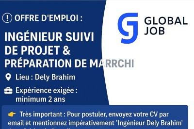 Ingénieur Suivi de Projet & Préparation de Marchés