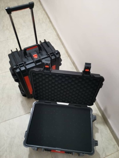 mallette professionnelle Étanche   45.8 x 26.4 x 58.8 cm avec mousse prédécoupée