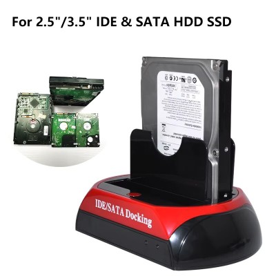 Station d'Accueil Double Disques Durs SATA/IDE 2,5" et 3,5" sur USB 2.0 Modèle: 575D