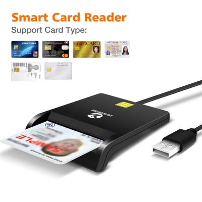 Lecteur de Carte Chifa & toute Cartes à Puce USB 2.0 Compatible Windows é MacOs ZW-12026-1 ZOWEETEK