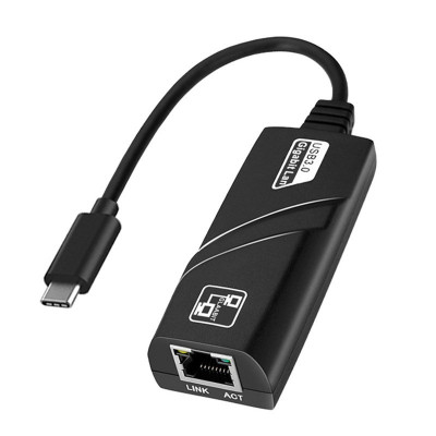Adaptateur réseau USB 3.1 Type-C vers RJ45 Gigabit pour ordinateurs portables