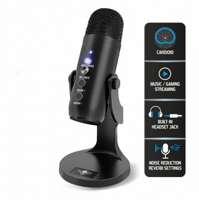 Microphone Pro pour Streaming, Podcasts, Instruments de Musique MIC-EKO700 Spirit Of Gamer