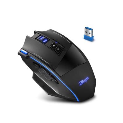 Souris Gaming Dual Mode Filaire USB & Sans Fil 2.4GHZ Jusqu'a 4800 DPI F-15 ZELOTES