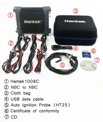Hantek – oscilloscope 8 canaux