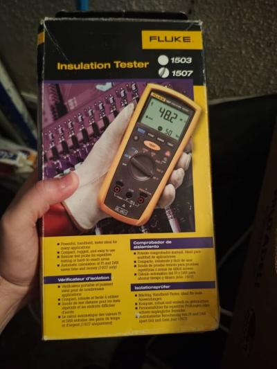 Contrôleur de résistance d'isolement Fluke 1507