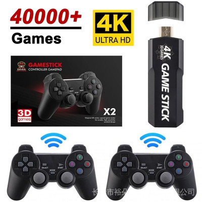 GD10 Game Stick 4K 2022 New Retro 4K  128GB + 40000 GAMES 