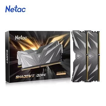 Netac Ram DDR4 avec dissipateur thermique pour ordinateur de bureau 3200MHz-8GB x2