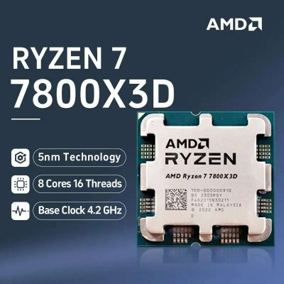 AMD Ryzen 7 7800X3D (4.2 GHz / 5.0 GHz) TRY 