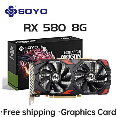 SOYO Radeon RX580 8G Cartes Graphiques GDDR5
