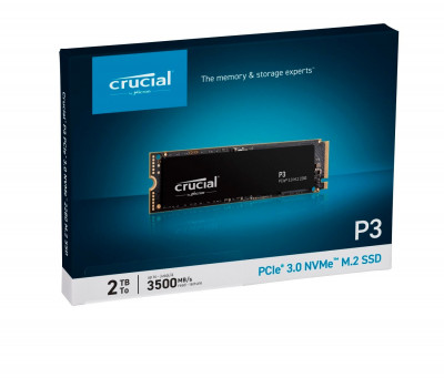 Crucial P3 SSD NVMe 2000G 2T