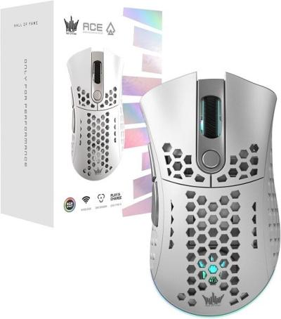 GALAX ACE M2 WHITE WIRELESS RGB OPTICAL GAMING MOUSE