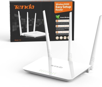 ROUTEUR WIFI TENDA N300 en 2,4 GHz Point d'accès WiFi avec 3 * 5dBi
