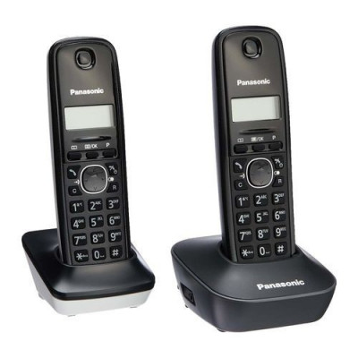 Telephone Panasonic KX-TG-1612 Deux Combinés Téléphone Portable Sans Fi