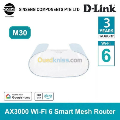 ROUTER D-LINK WIFI 6 ROUTER AQUILA PRO AI AX3000 SMART MESH