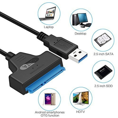 Adaptateur SATA TO USB 3.0 / HDD 2.5" SSD SATA TO USB 3.0