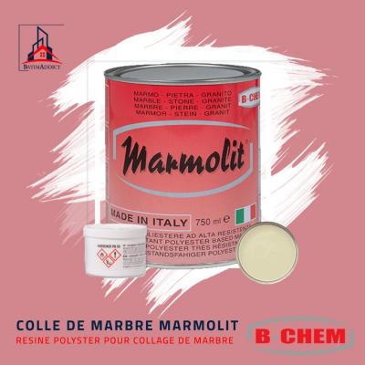 COLLE DE MARBRE MARMOLIT MADE IN ITALY 750 ML/ BLANC-BEIGE-GRIS-NOIR