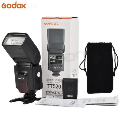 Godox Flash TT520 II Signal sans fil intégré 433MHz + déclencheur Flash appareils photo DSLR 