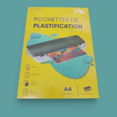 Plastification A4 80 Mic 100F