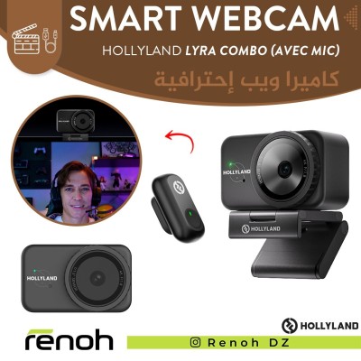 Smart Webcam HOLLYLAND LYRA COMBO ( Avec Lark A1 Mic )