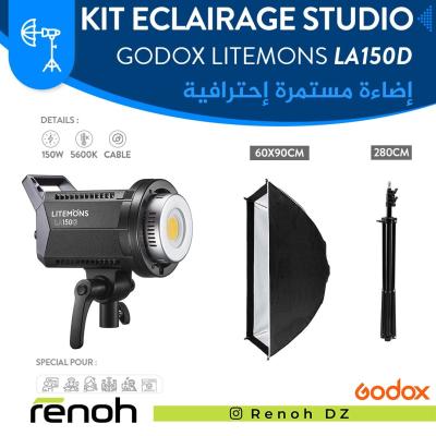 Kit Eclairage Studio GODOX LITEMONS LA150D (60x90cm)