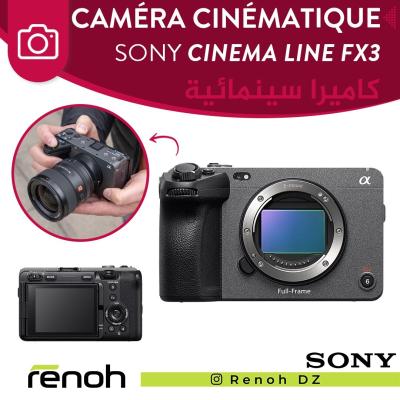 Caméra Cinématique SONY CINEMA LINE FX3