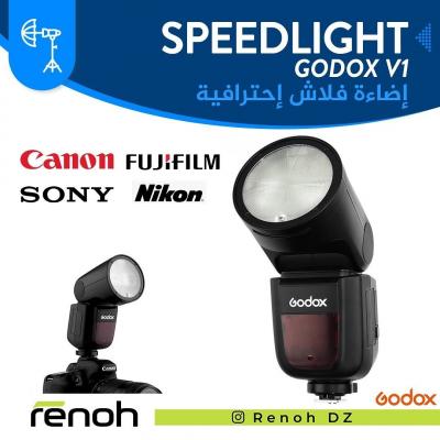 Flash speedlight GODOX V1 (CANON /NIKON / SONY / FUJIFILM)