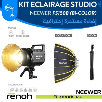 Kit Eclairage Studio NEEWER FS150B Bi-Color