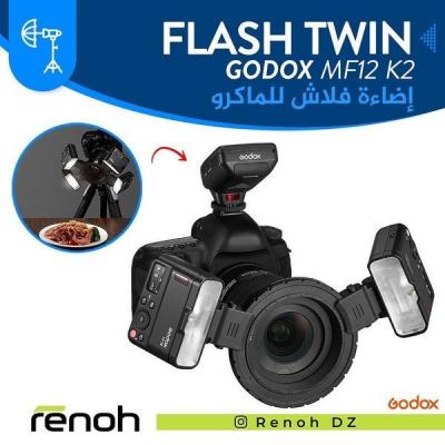 Flash twin pour macro Godox MF12 K2