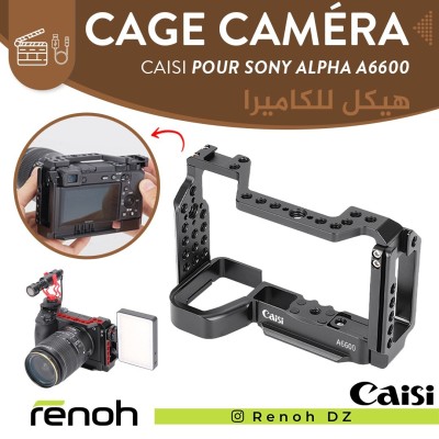Cage Caméra CAISI Pour Sony Alpha A6600