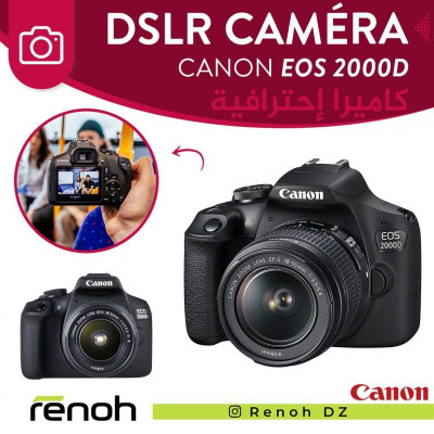 Caméra DSLR Professional CANON EOS 2000D