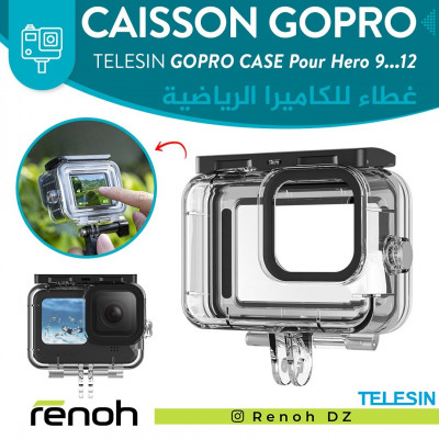 Chargeur et double batterie pour GoPro Hero9/10/11/12 - Telesin