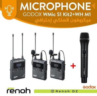 Godox WMicS1 Pro Kit Système de microphone Lavalier sans fil