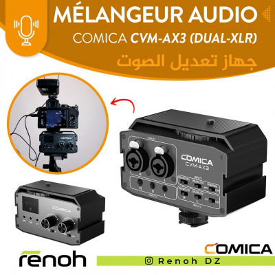 Mélangeur Audio COMICA CVM-AX3 (DUAL-XLR)