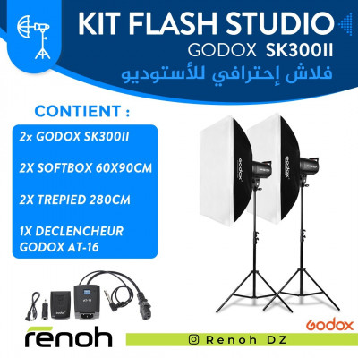 Kit Flash GODOX SK300II 
