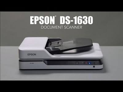 SCANNER EPSON A4 WorkForce DS-1630 avec Chargeur automatique de documents, 25 ppm Res 1200 dpi