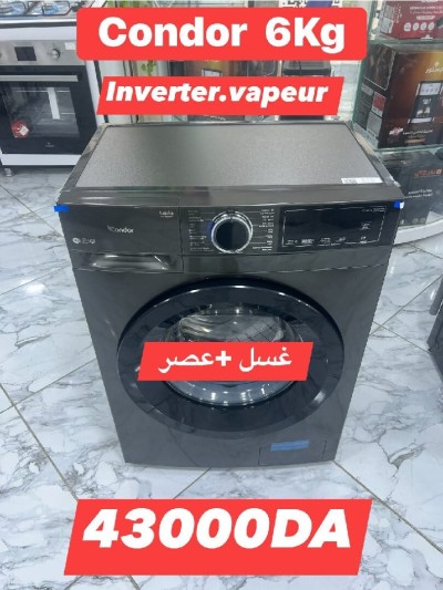 Machine a laver condor 6kg automatique steam lavia