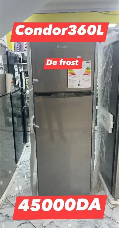 Refregerateur condor 360L defrost gris