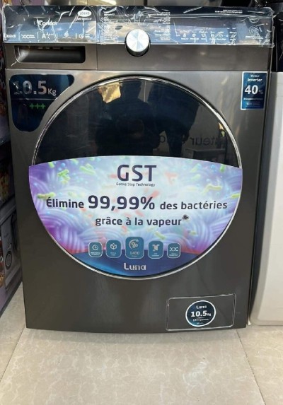 Machine à laver hublot#CONDOR LUNA  10.5kg gris  