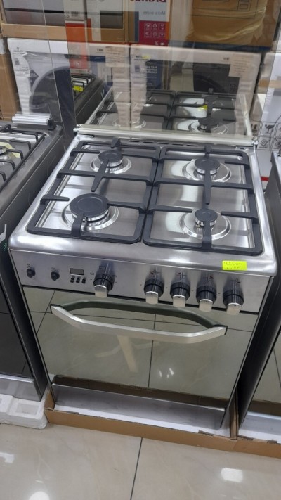 Promotion cuisinière maxwell 4 feux inox ventilé 