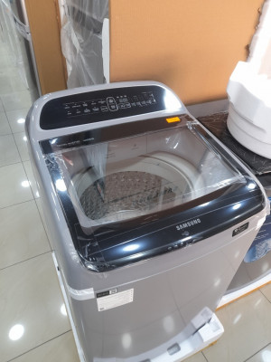 Promotion machine à laver samsung 9kg la top grise 