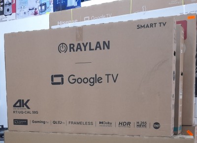 Promotion téléviseur raylan 50 pouces smart Google tv 4k QLed