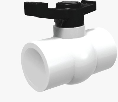 PVC VANNE BLANCHE FILETEE DN 20/25/32/40/50/63/75/90/110